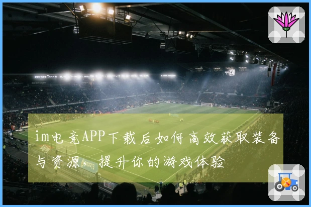 im电竞APP下载后如何高效获取装备与资源，提升你的游戏体验